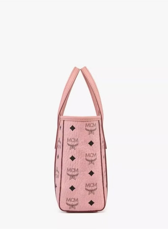 إم سي إم حقيبة MCMTONI ميني بتصميم قابض قطري (وردية) - Image 3